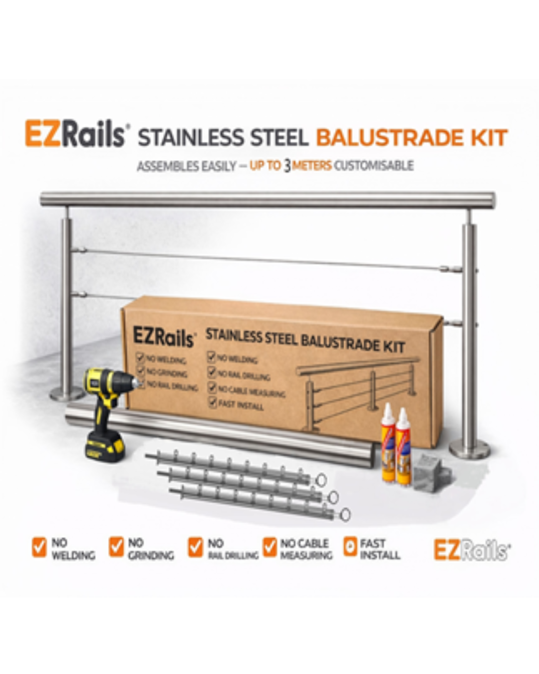 Cable balustrade