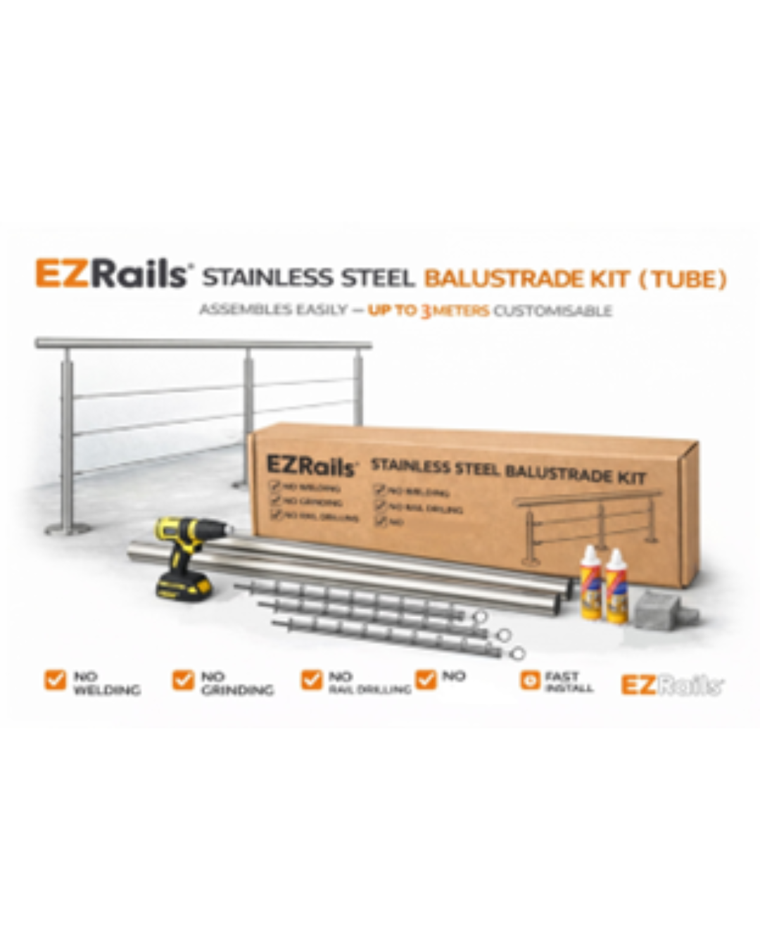 3m Tube Stair Kit